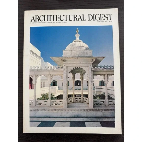 ARCHITECTURAL DIGEST September 1979 Antiques Vintage Magazine Interior Design - Picture 1 of 2